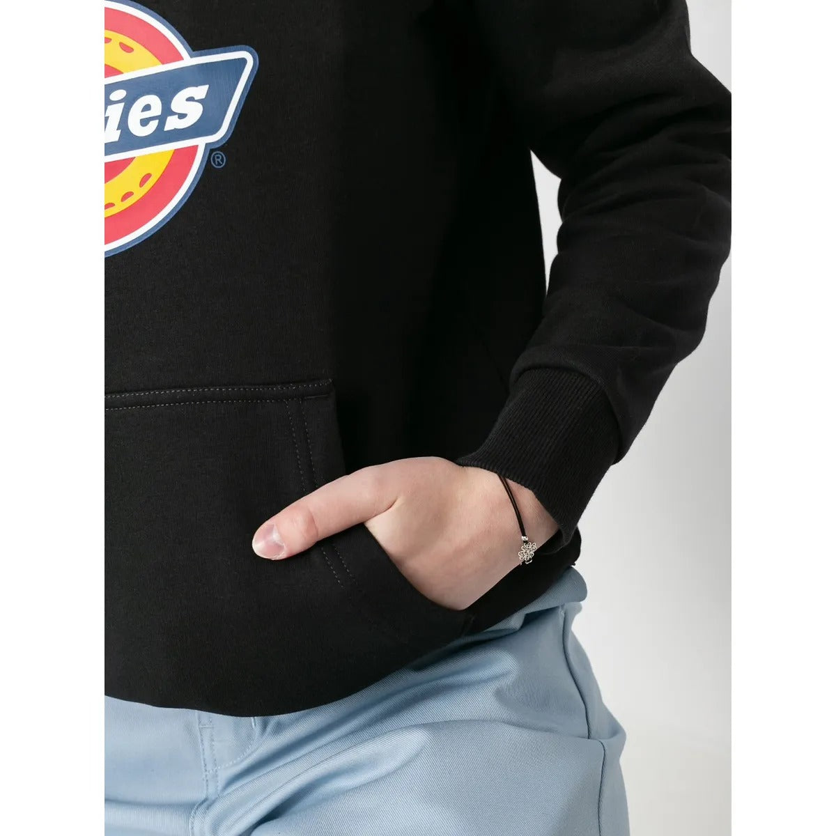 SUDADERA CON CAPUCHA CLASSIC DICKIES GIRL JUNIORS - NEGRO