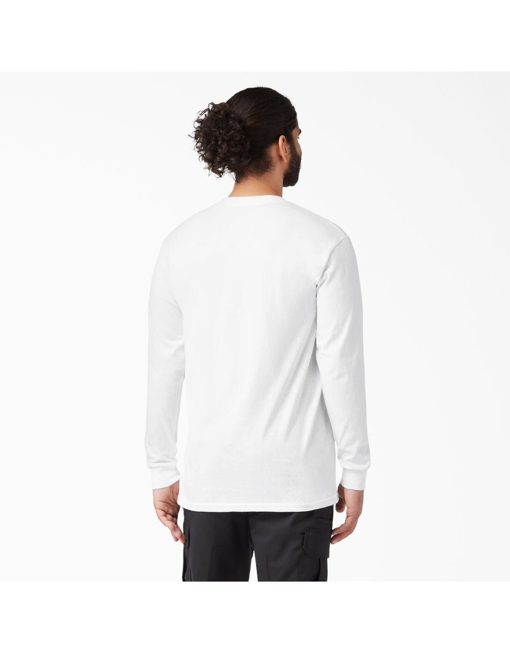 POLO DICKIES HOMBRE GRAFICO MANGA LARGA AJUSTE REGULAR- BLANCO  WL45AAWH