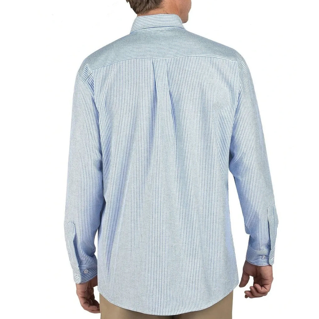 CAMISA MANGA LARGA  DICKIES OXFORD / RAYA AZUL BLANCO SS36BS