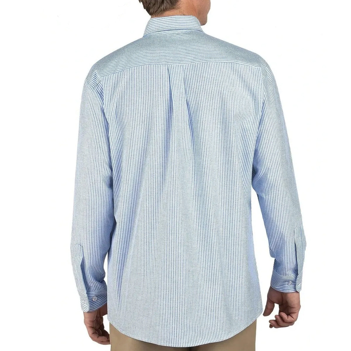CAMISA MANGA LARGA  DICKIES OXFORD / RAYA AZUL BLANCO SS36BS