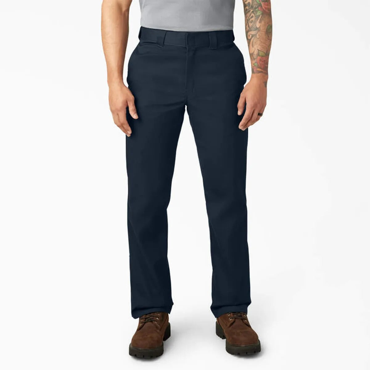 PANTALON DE TRABAJO DICKIES PARA HOMBRE CON BOLSILLOS COLOR AZUL MARINO OSCURO 874FDN 
