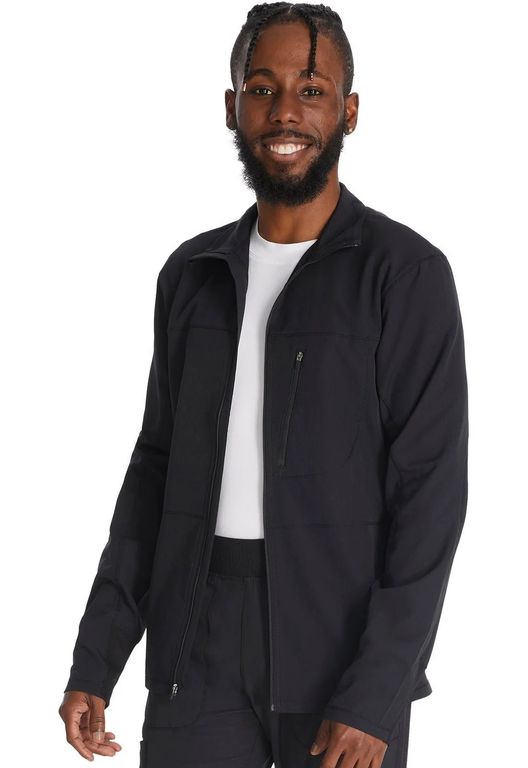 CHAQUETA MEDICA DICKIES - HOMBRE DYNAMIX ZIP FRONT NEGRO DK310BLK