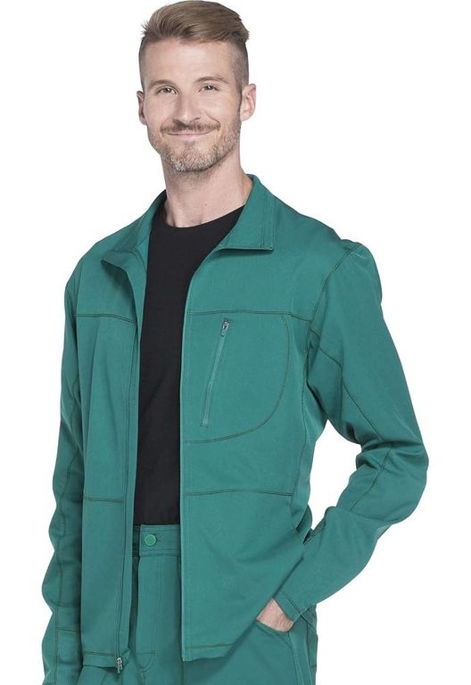 CHAQUETA MEDICA  DICKIES - HOMBRE DYNAMIX ZIP FRONT HUNTER VERDE DK310HUN