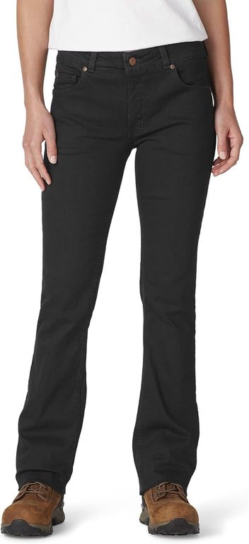 PANTALÓN MUJER JEAN PERFECT SHAPE BOOTCUT LEG STRETC /NEGRO LAVADO