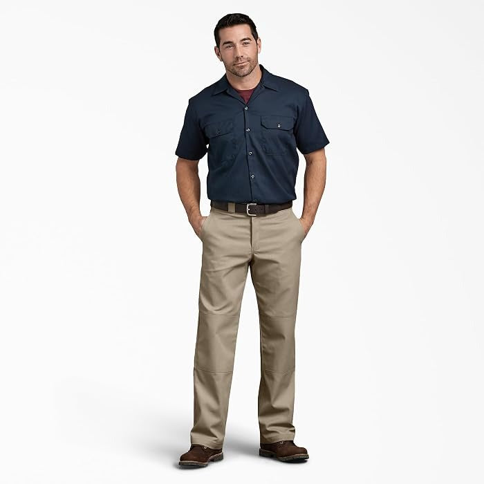 PANTALON DICKIES DOBLE RODILLA PARA HOMBRE COLOR ARENA