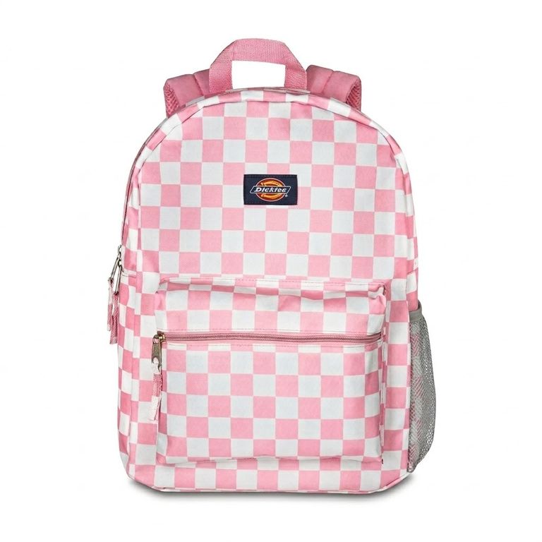 MOCHILA DICKIES ESTUDIANTE ROSA / BLANCO I27087-624
