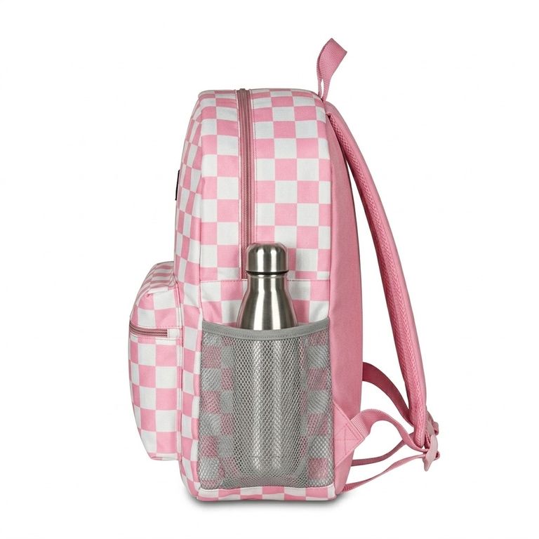 MOCHILA DICKIES ESTUDIANTE ROSA / BLANCO I27087-624
