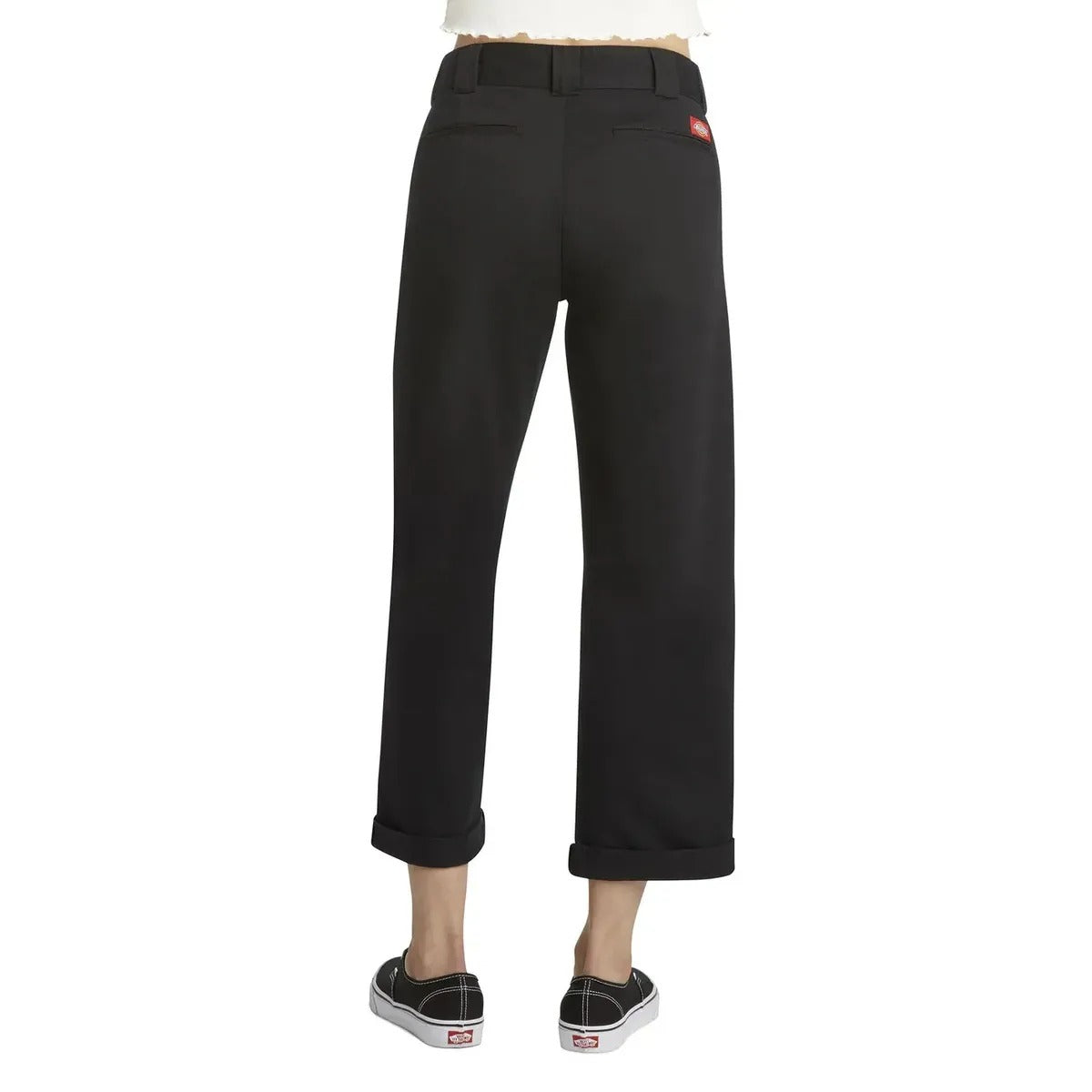 PANTALÓN CROPPED TWILL DICKIES NEGRO - MUJER