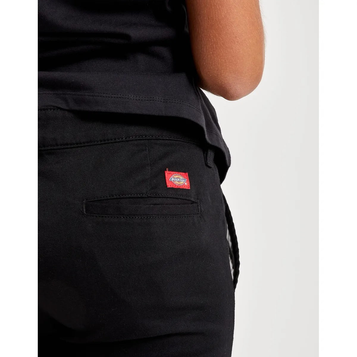 PANTALON TWILL STRECH  DICKIES MUJER/ NEGRO  LAVADO