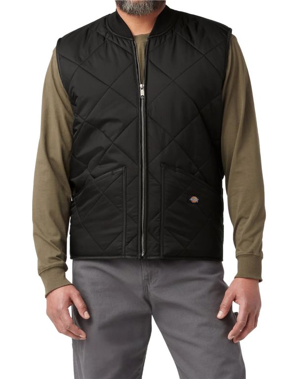 CHALECO DICKIES PARA HOMBRE NYLON ACOLCHADO/NEGRO TE242BK