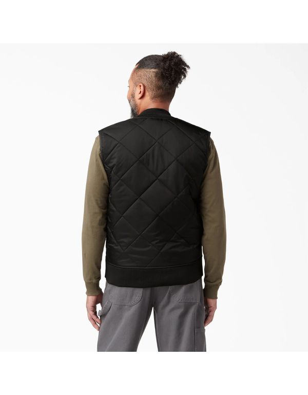 CHALECO DICKIES PARA HOMBRE NYLON ACOLCHADO/NEGRO TE242BK