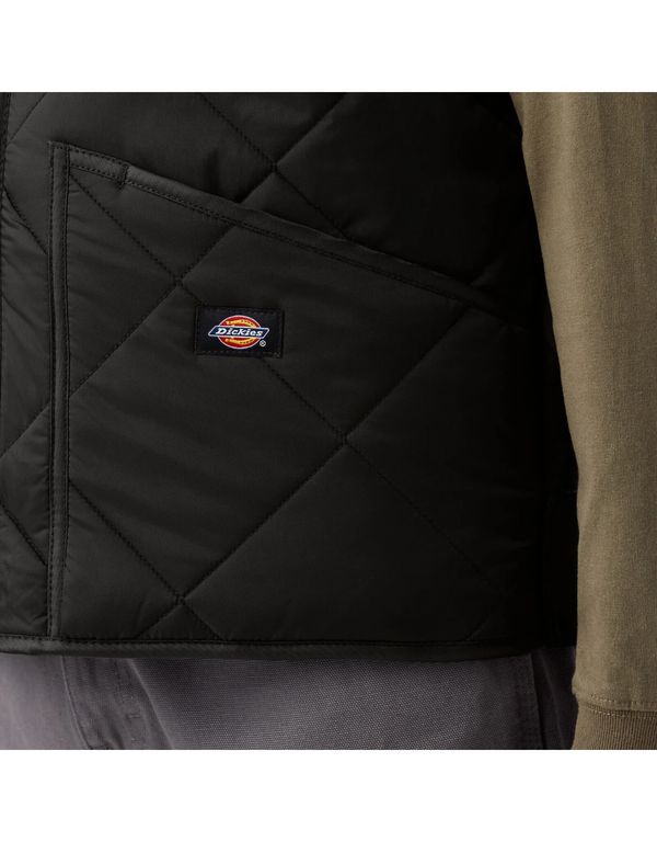CHALECO DICKIES PARA HOMBRE NYLON ACOLCHADO/NEGRO TE242BK