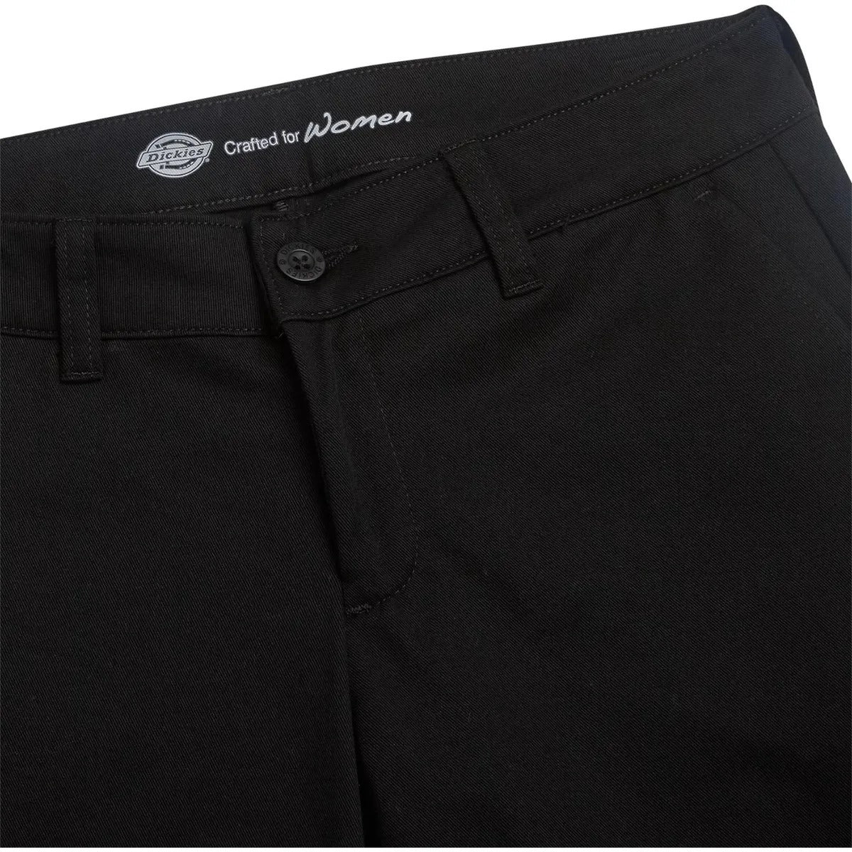 PANTALON TWILL STRECH  DICKIES MUJER/ NEGRO  LAVADO