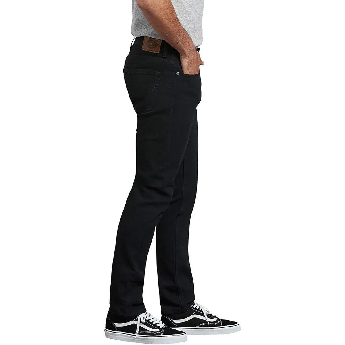 PANTALON JEAN DICKIES PITILLO PARA HOMBRE COLOR DENIM NEGRO XD712HBL