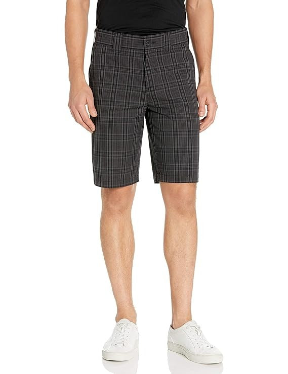 SHORT DICKIES 11 PULGADAS GRIS CARBON CON CUADROS