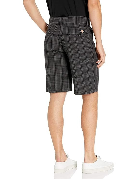 SHORT DICKIES 11 PULGADAS GRIS CARBON CON CUADROS