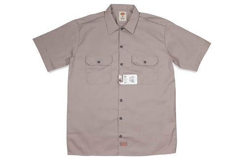 CAMISA DE TRABAJO DE MANGA CORTA DICKIES PLATA