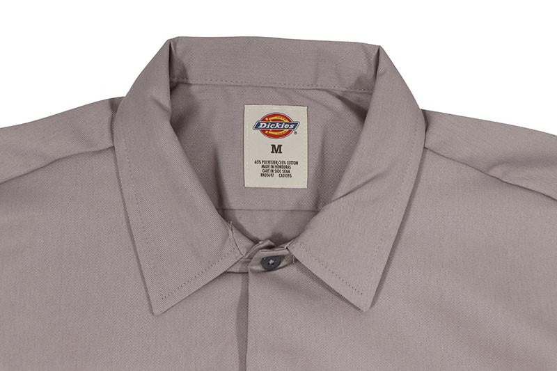 CAMISA DE TRABAJO DE MANGA CORTA DICKIES PLATA