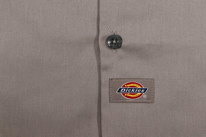 CAMISA DE TRABAJO DE MANGA CORTA DICKIES PLATA