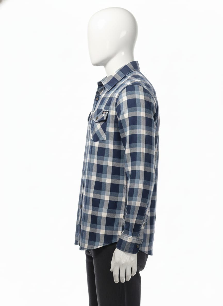 CAMISA DICKIES ESPIGA MANGA LARGA PARA HOMBRE