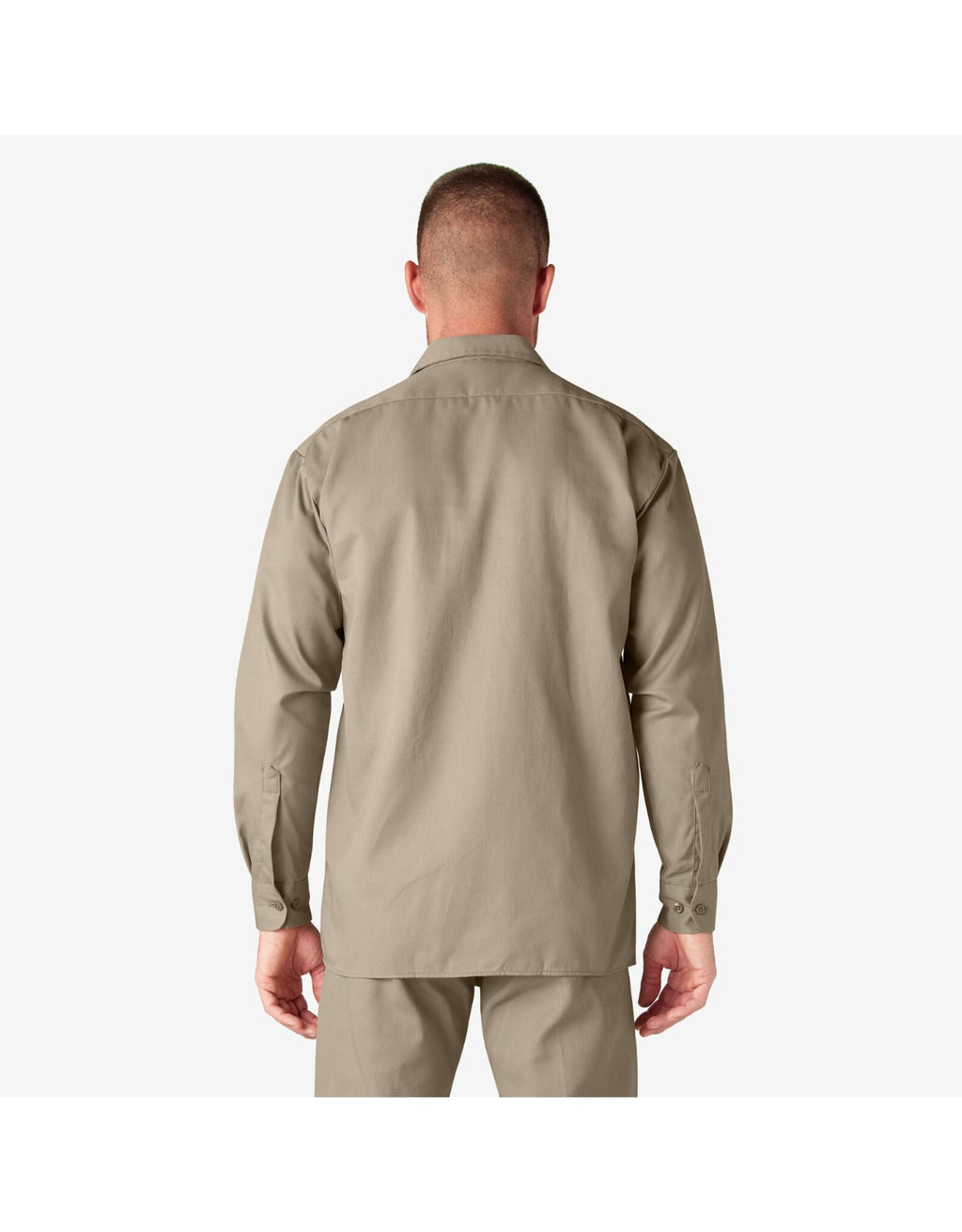 Camisa de trabajo de manga larga DICKIES color arena del desierto