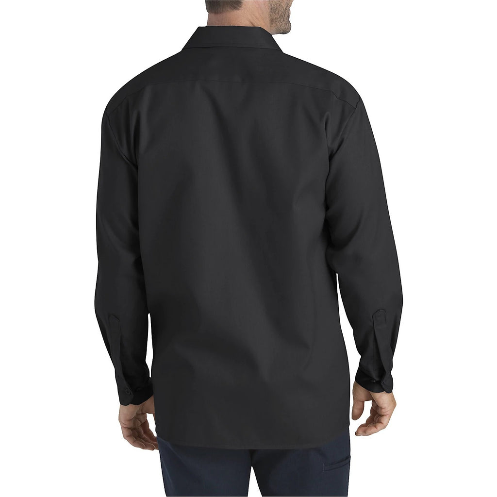Camisa de trabajo de sarga de manga larga y corte relajado FLEX