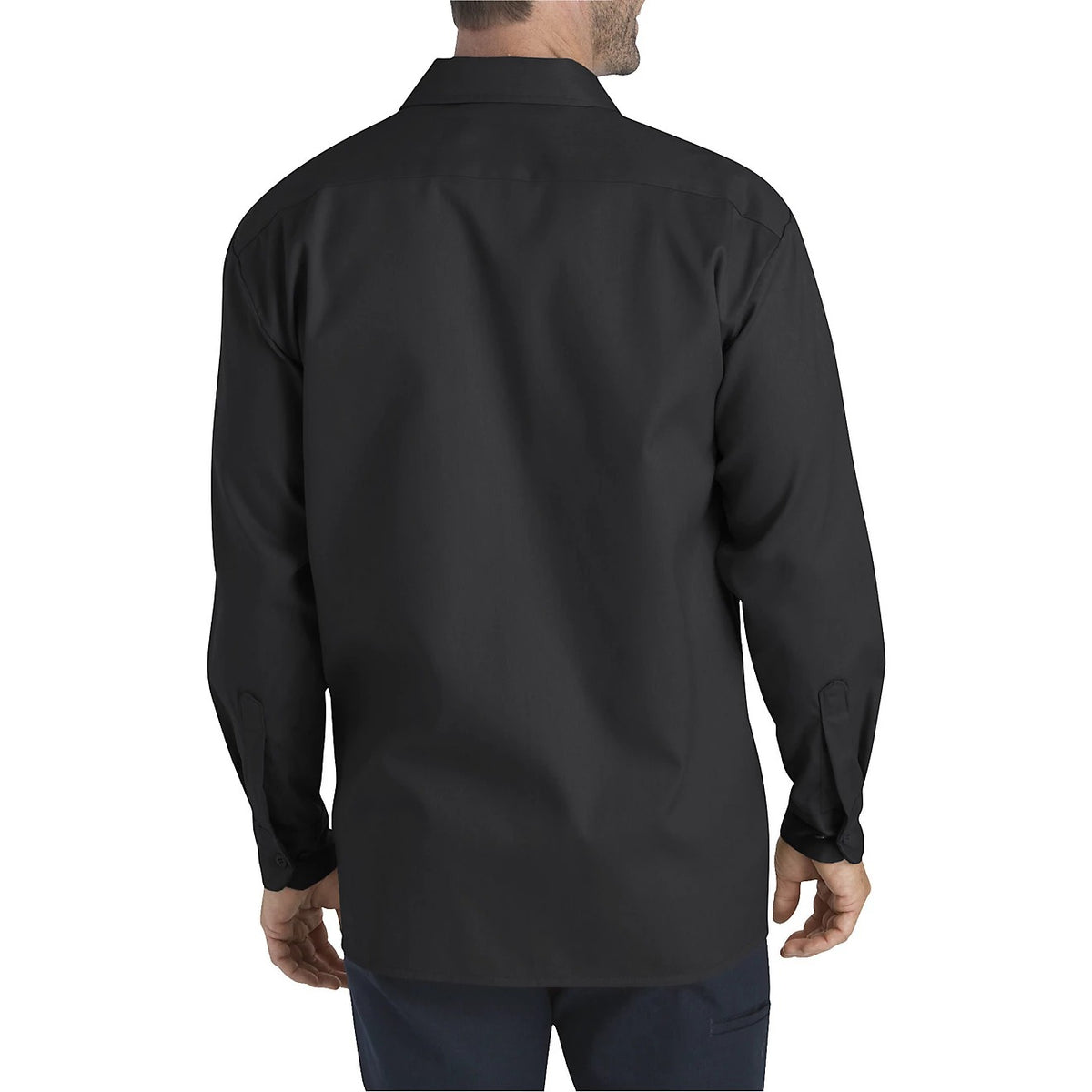 Camisa de trabajo de sarga de manga larga y corte relajado FLEX