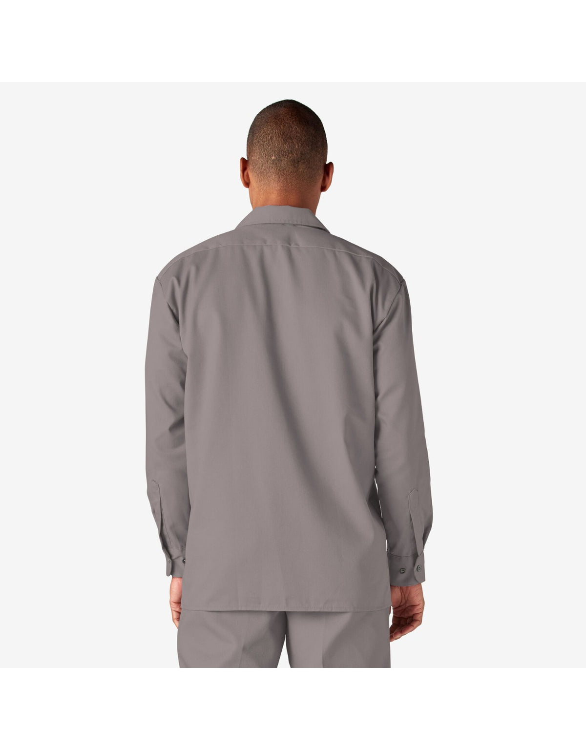 CAMISA DICKIES MANGA LARGA GRIS PLATA