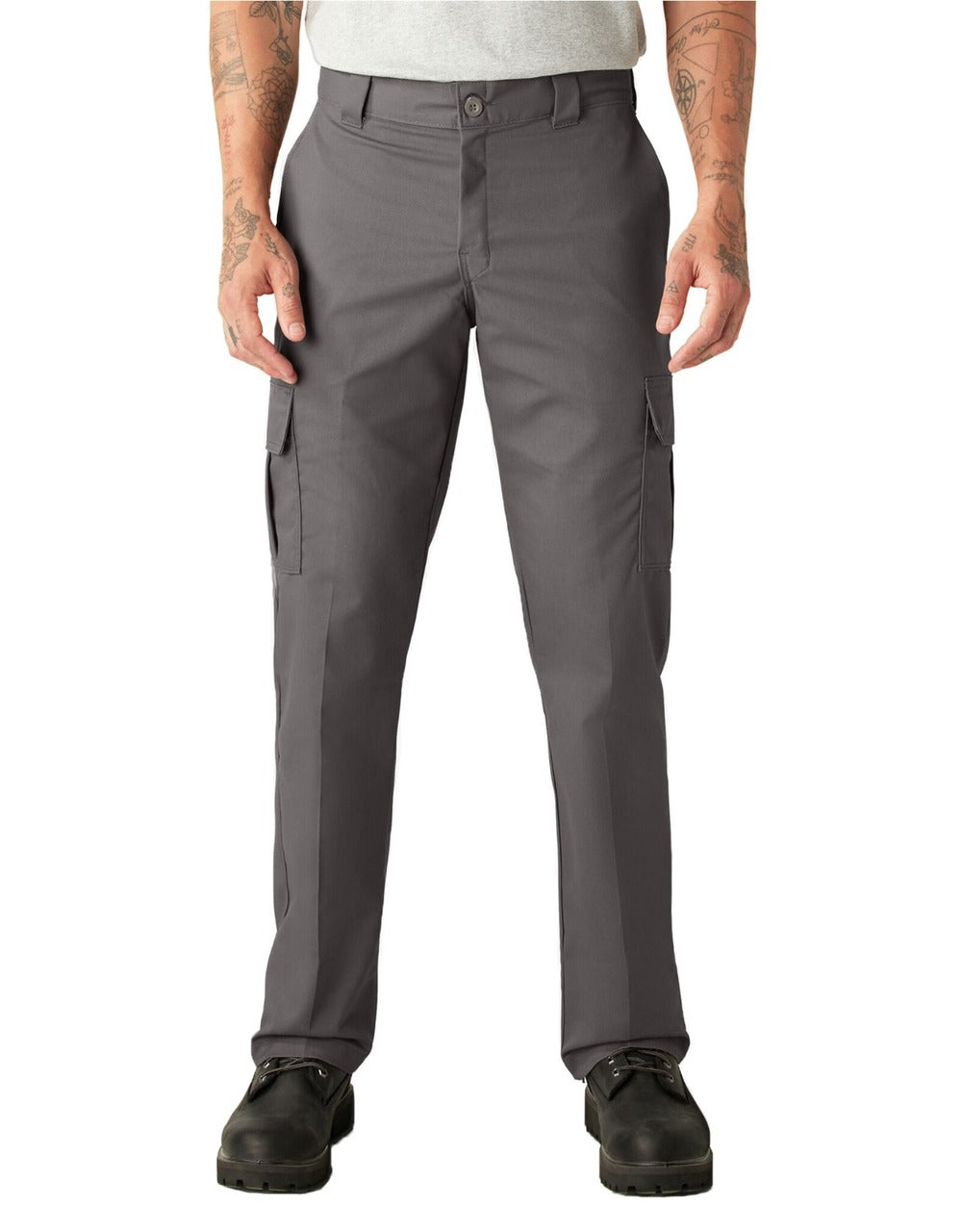 PANTALÓN CARGO DICKIES HOMBRE PIERNA RECT ELASTIC GRIS GRAVA