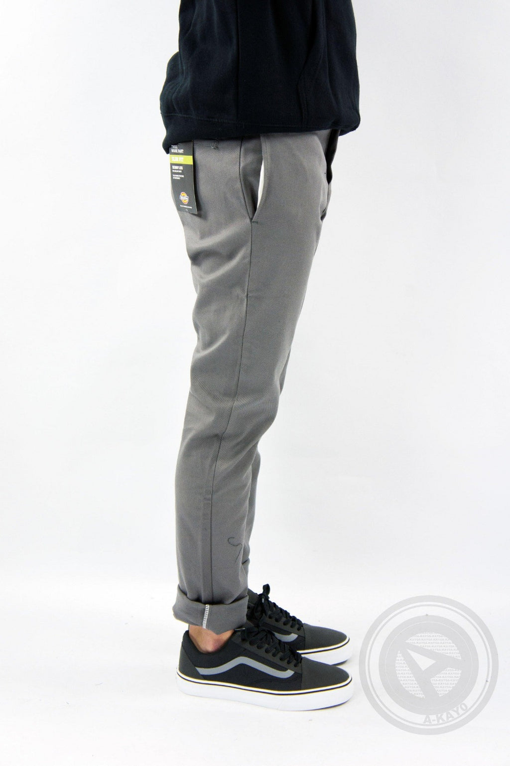 PANTALON DE TRABAJO DICKIES PARA HOMBRE CON BOLSILLOS COLOR GRIS GRAVA