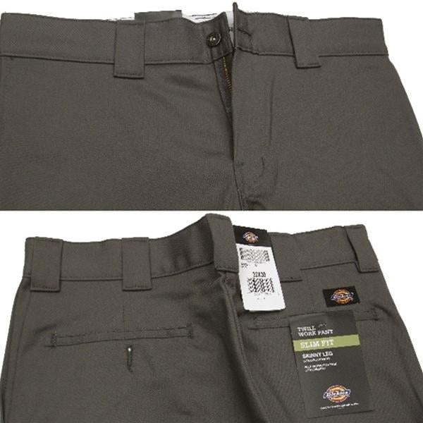 PANTALON DE TRABAJO DICKIES PARA HOMBRE CON BOLSILLOS COLOR GRIS GRAVA