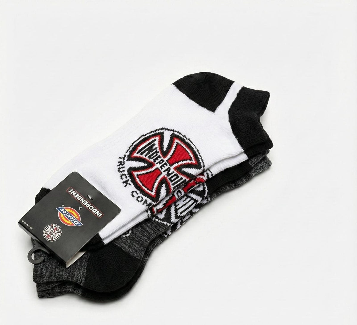 MEDIAS HOMBRE DICKIES INDEPENDENT SHOW ASSORMENT PAQUET  DE 3 GRIS SURT 6/12