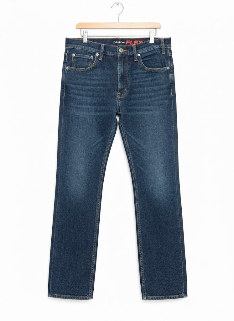 PANTALON JEAN DENIME DICKIES PARA HOMBRE COLOR TEÑIDO CAQUI
