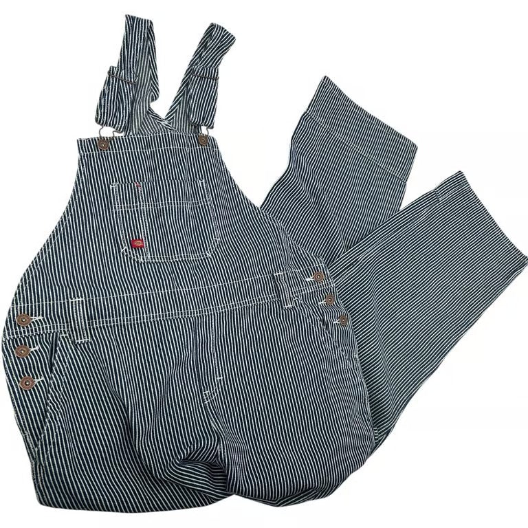 OVEROL DICKIES MUJER COLOR BLANCO AZUL A RAYAS