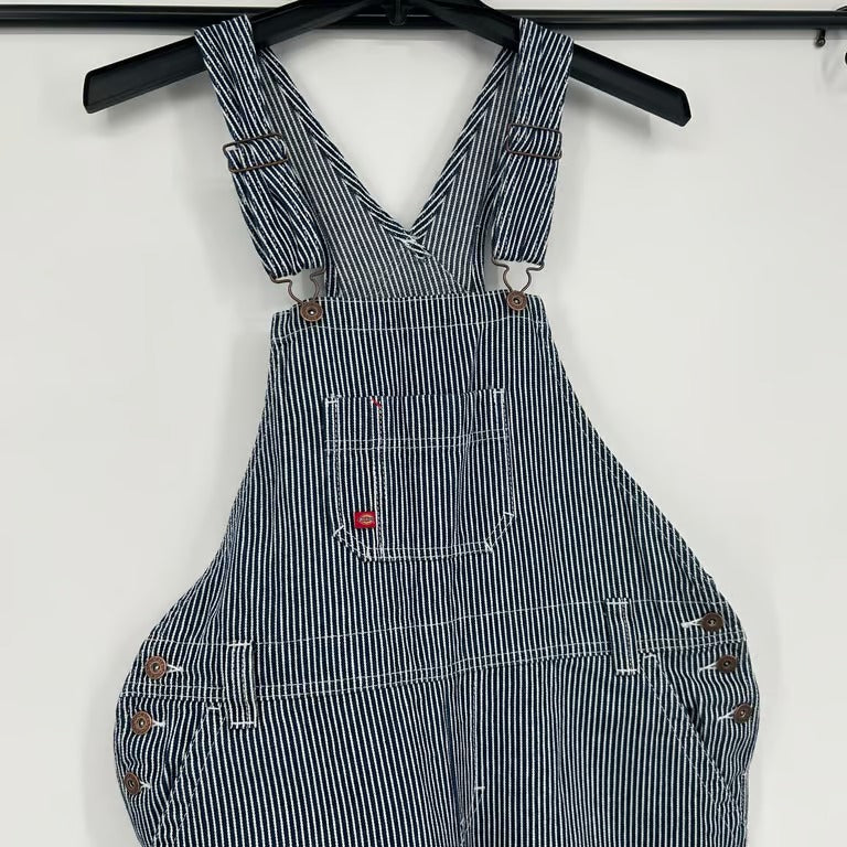 OVEROL DICKIES MUJER COLOR BLANCO AZUL A RAYAS