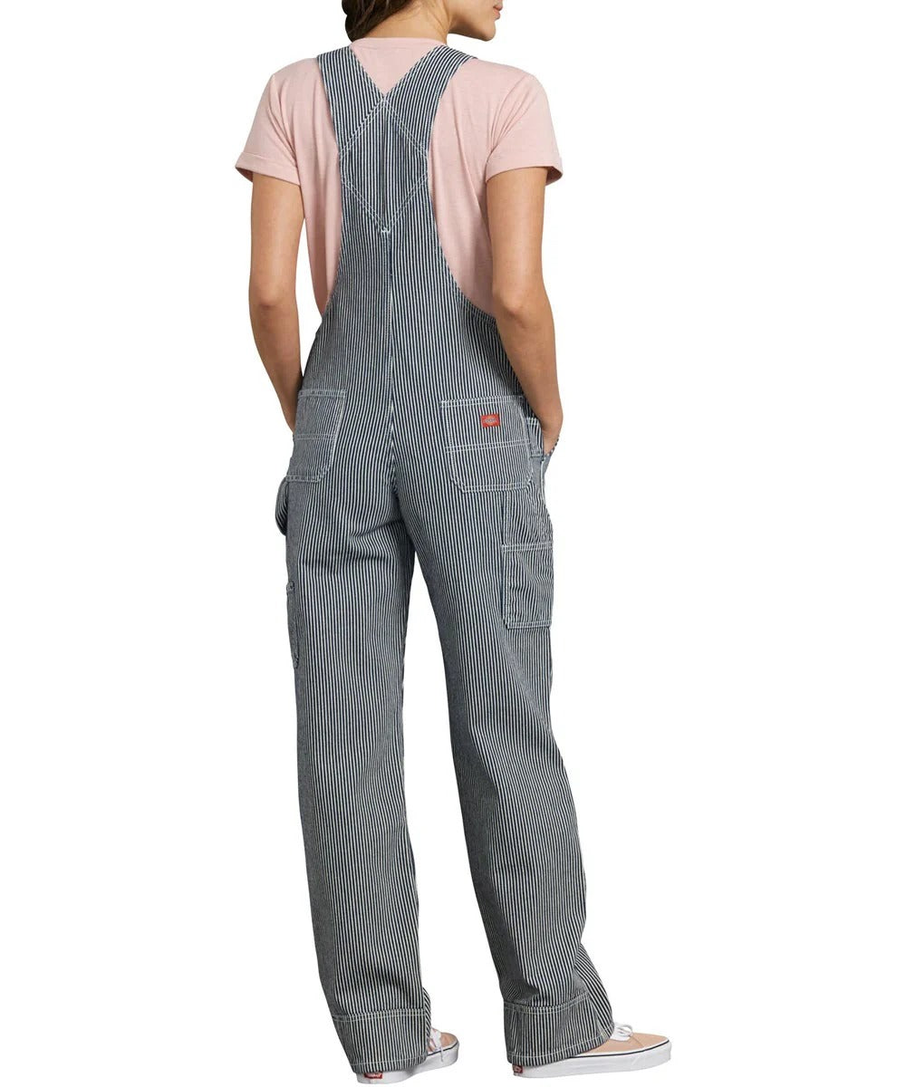 OVEROL DICKIES MUJER COLOR BLANCO AZUL A RAYAS
