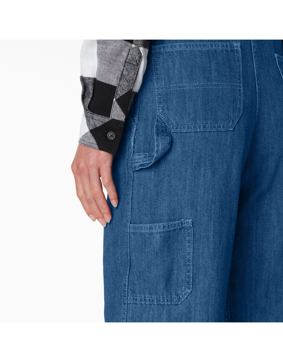 OVEROL DICKIES MUJER COLOR  AZÚL MEDIO Stonewashed