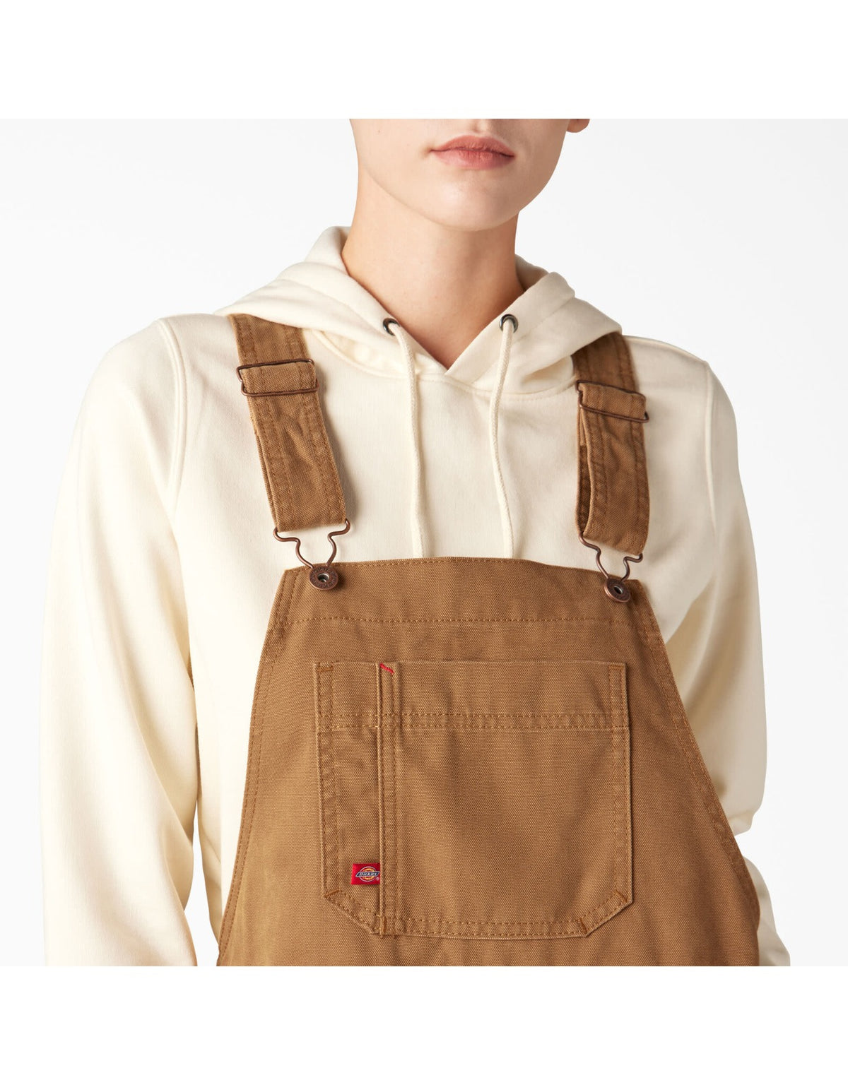 OVEROL DICKIES MUJER COLOR  MARRON CLARO