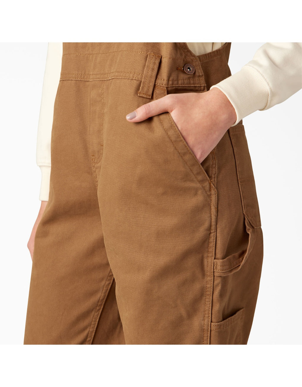 OVEROL DICKIES MUJER COLOR  MARRON CLARO