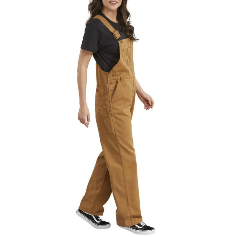 OVEROL DICKIES MUJER COLOR  MARRON CLARO