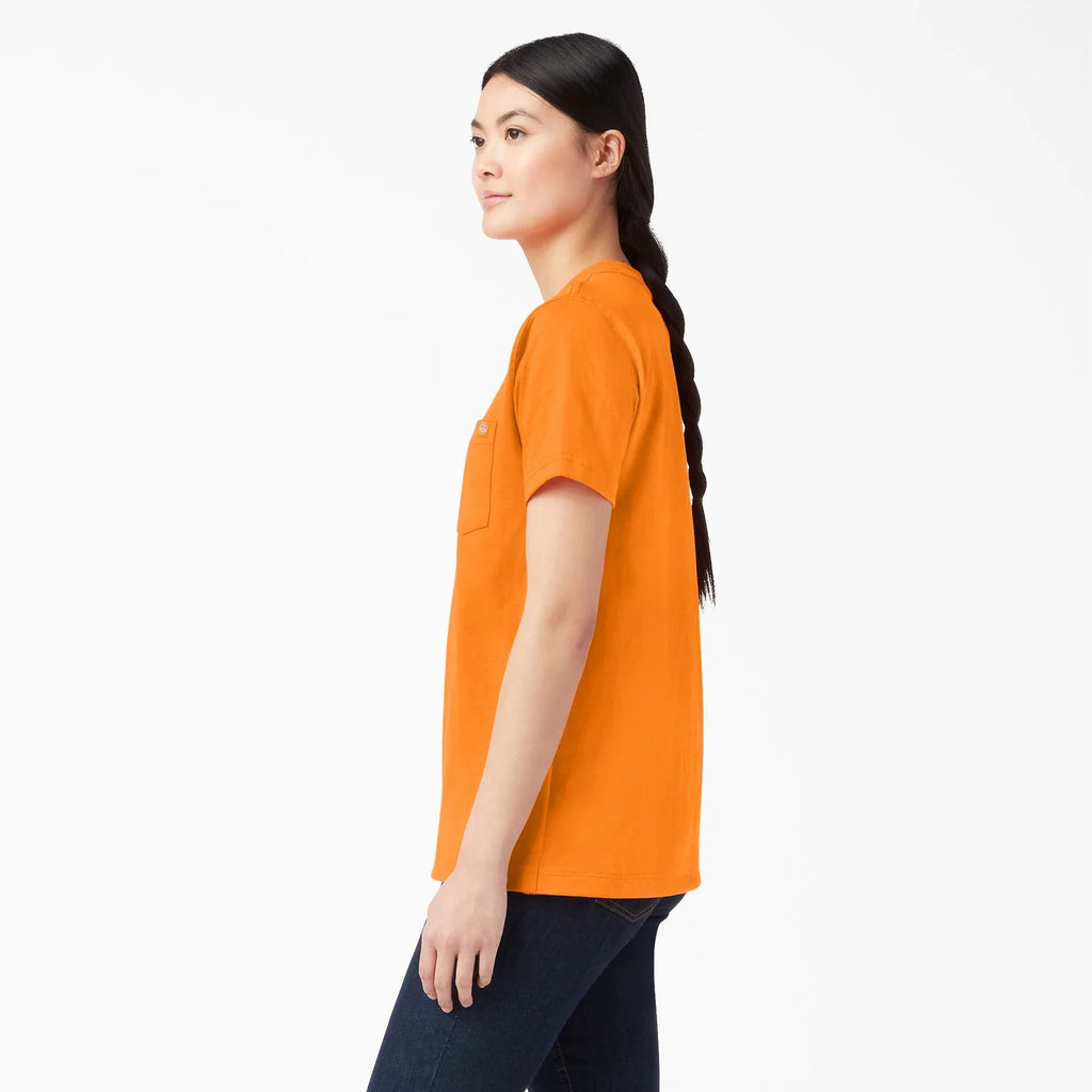 POLO DICKIES MUJER MANGA CORTA NARANJA