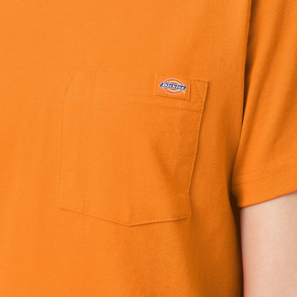 POLO DICKIES MUJER MANGA CORTA NARANJA