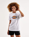 POLO LOGO DICKIES MUJER MAGA CORTA BLANCO CLASICO