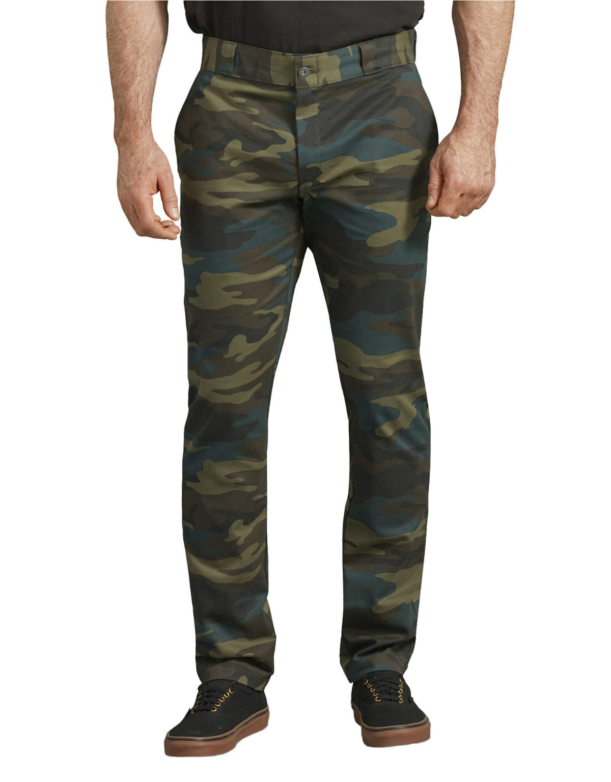 PANTALON DE TRABAJO DICKIES SKINNY FIT HOMBRE  CAMUFLAJE VERDE