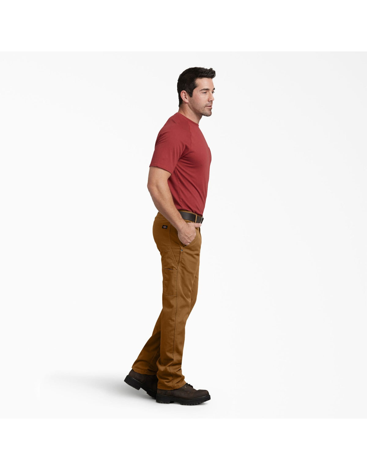 PANTALÓN  JEAN CARPINTERO PARA HOMBRE COLOR MARRÓN PATO Stonewashed