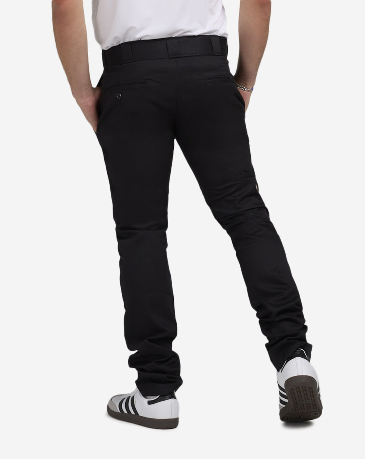 Pantalon Dickies Skinny Ajustados Con Doble Rodilla Negro