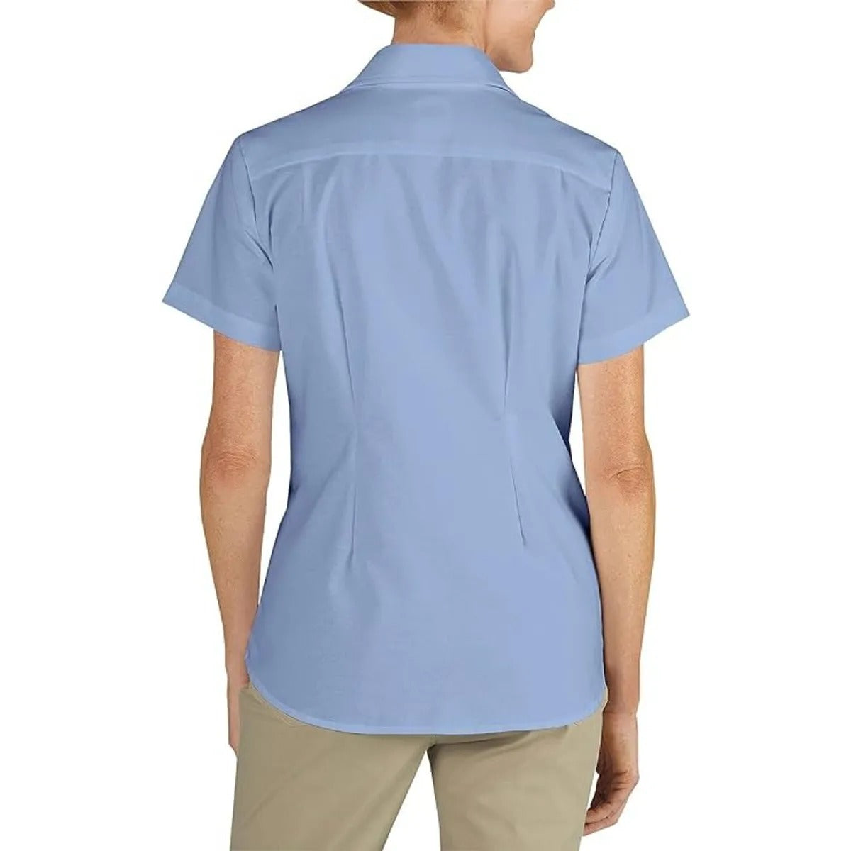 CAMISA DICKIES DE MUJER MANGA CORTA STRETCH OXFORD