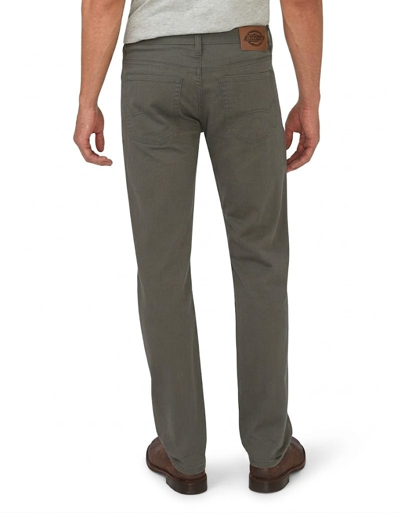 PANTALÓN DICKIES PIERNAS CONICAS DE HOMBRE COLOR VERDE MUSGO LAVADO XD814SMS