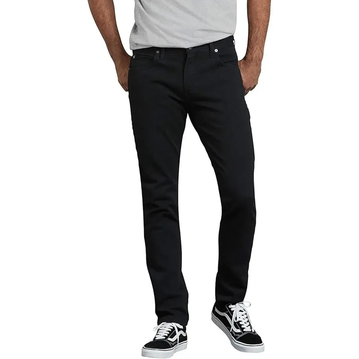 PANTALON JEAN DICKIES PITILLO PARA HOMBRE COLOR DENIM NEGRO XD712HBL