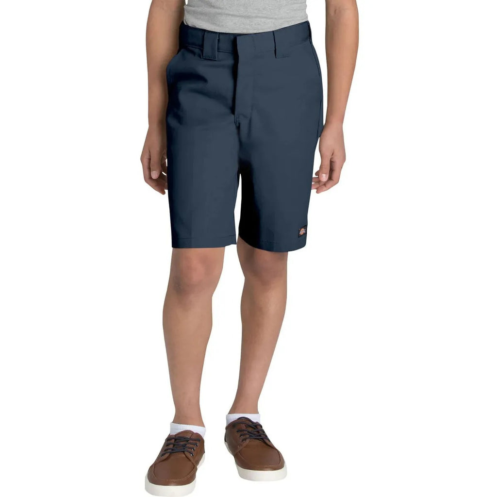 SHORT DICKIES FLEX BOYS HUSKY COLOR AZUL OSCURO